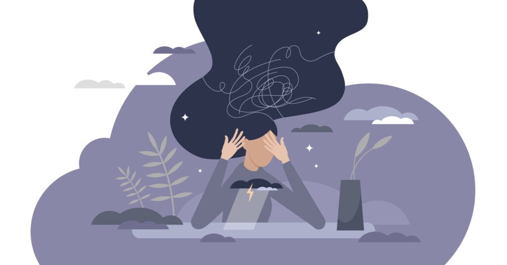 anxiety treatment vector