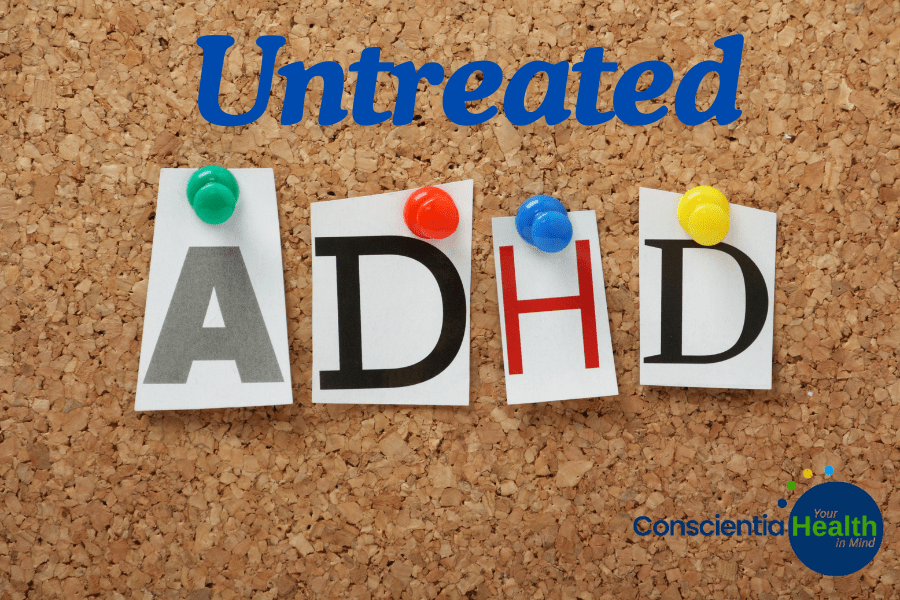 Untreated ADHD